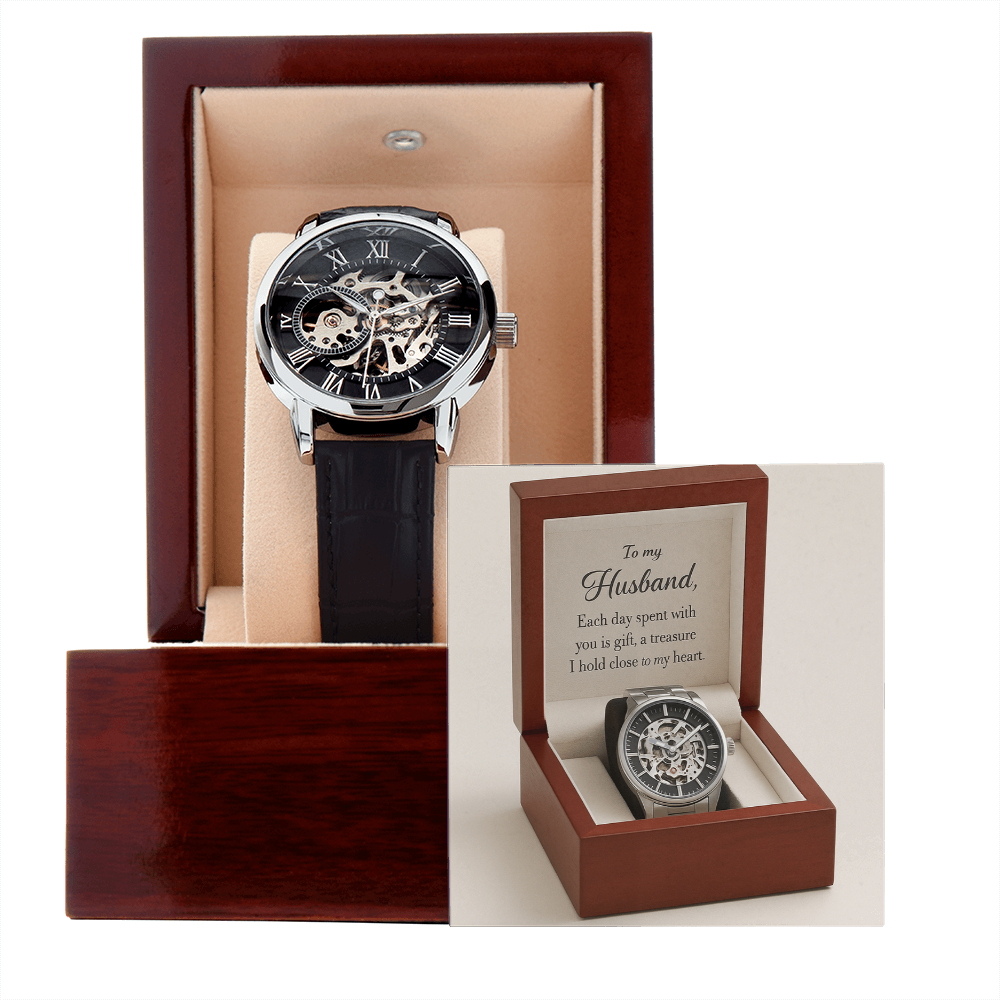 Openwork Watch - Each day spent with you is a gift