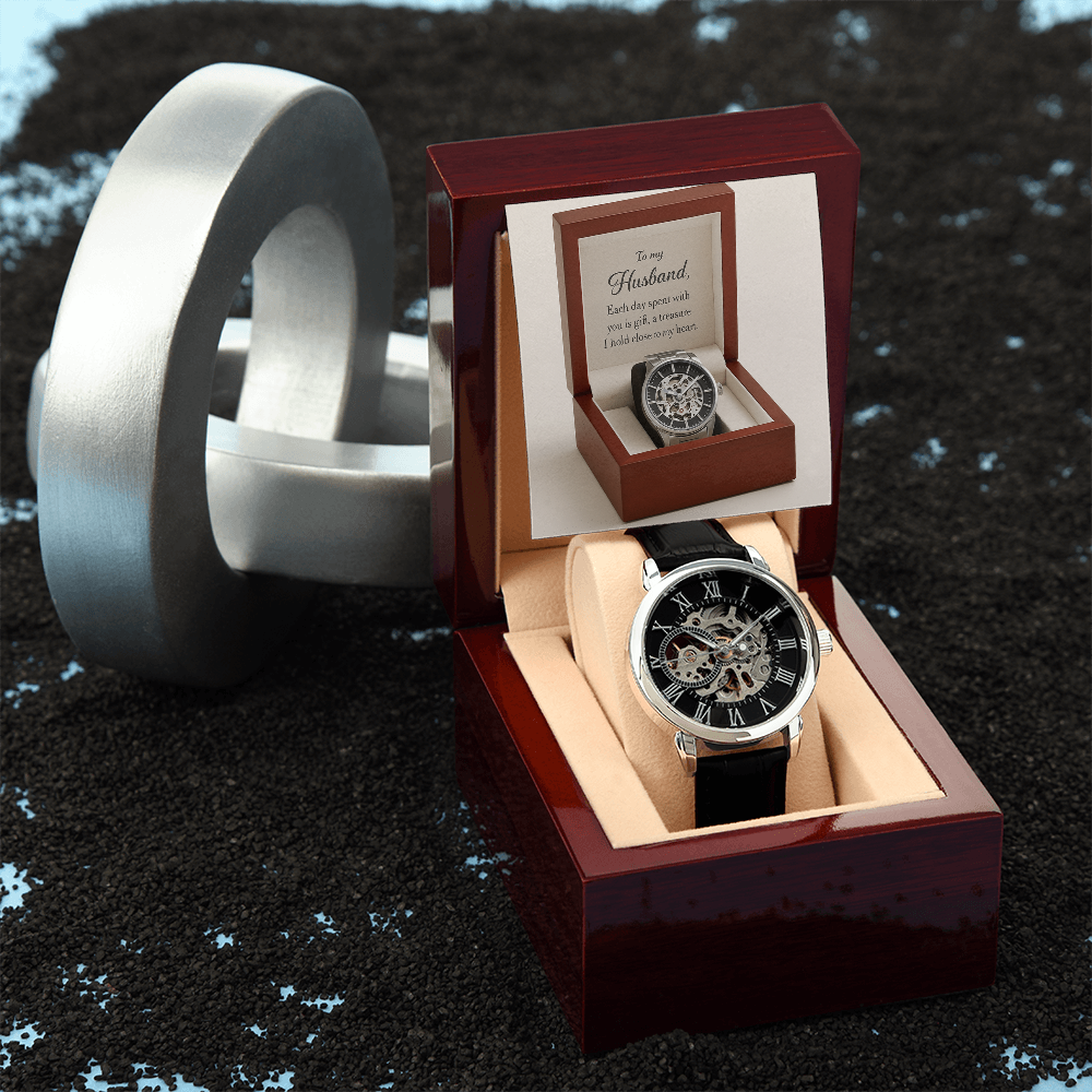 Openwork Watch - Each day spent with you is a gift