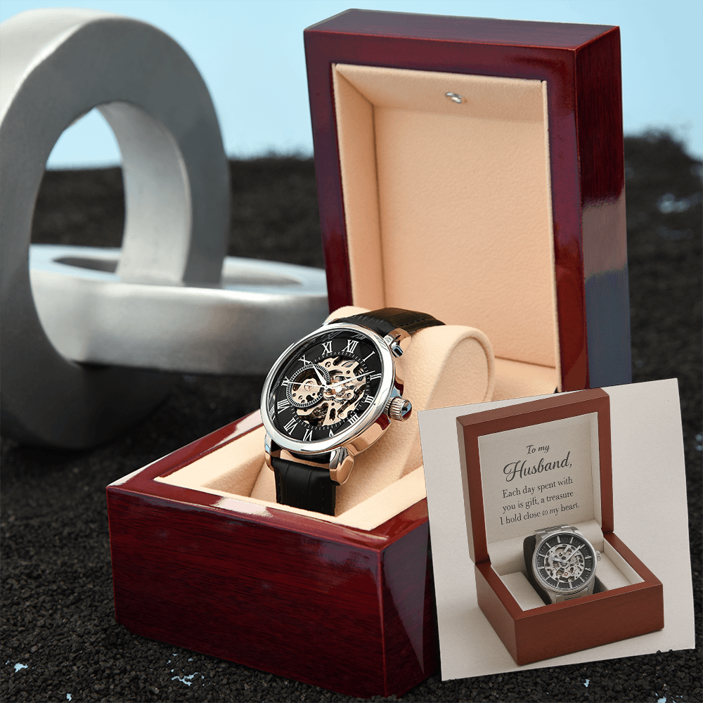 Openwork Watch - Each day spent with you is a gift