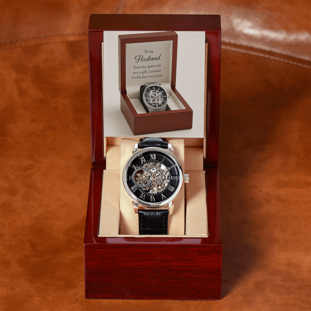 Openwork Watch - Each day spent with you is a gift