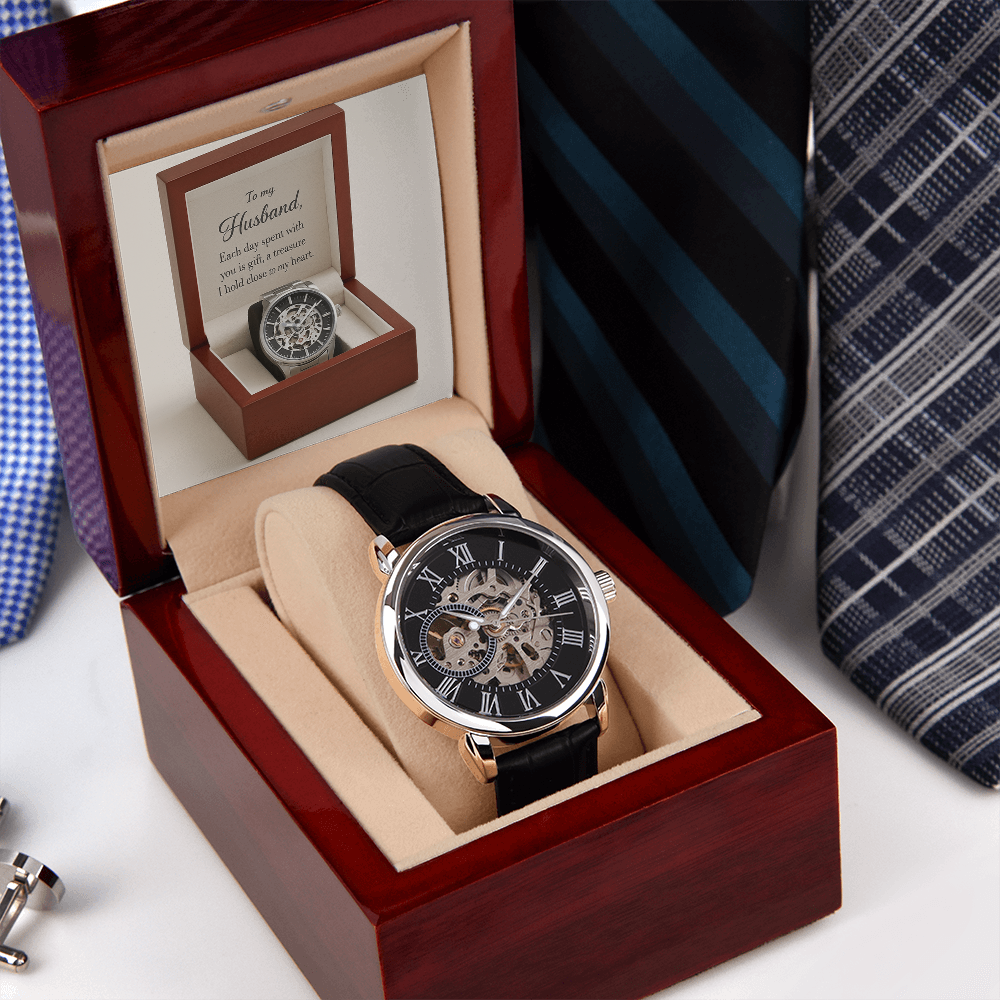 Openwork Watch - Each day spent with you is a gift