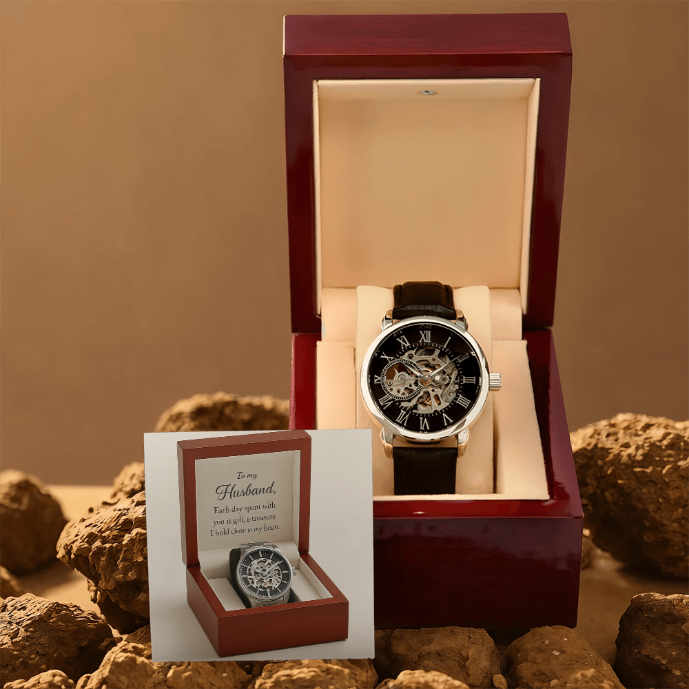 Openwork Watch - Each day spent with you is a gift
