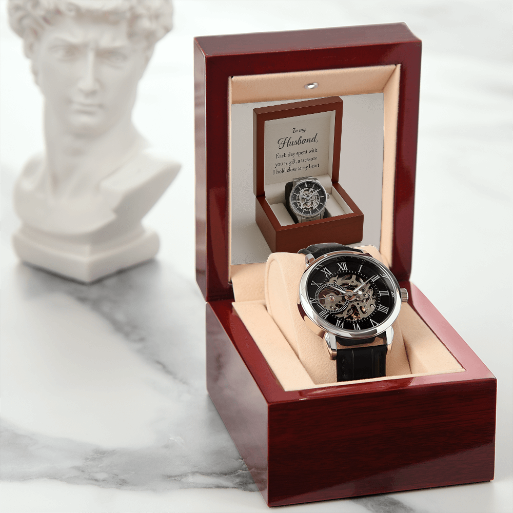 Openwork Watch - Each day spent with you is a gift