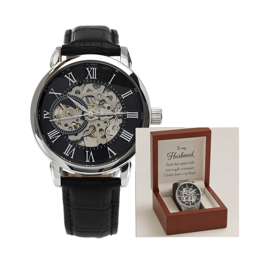 Openwork Watch - Each day spent with you is a gift