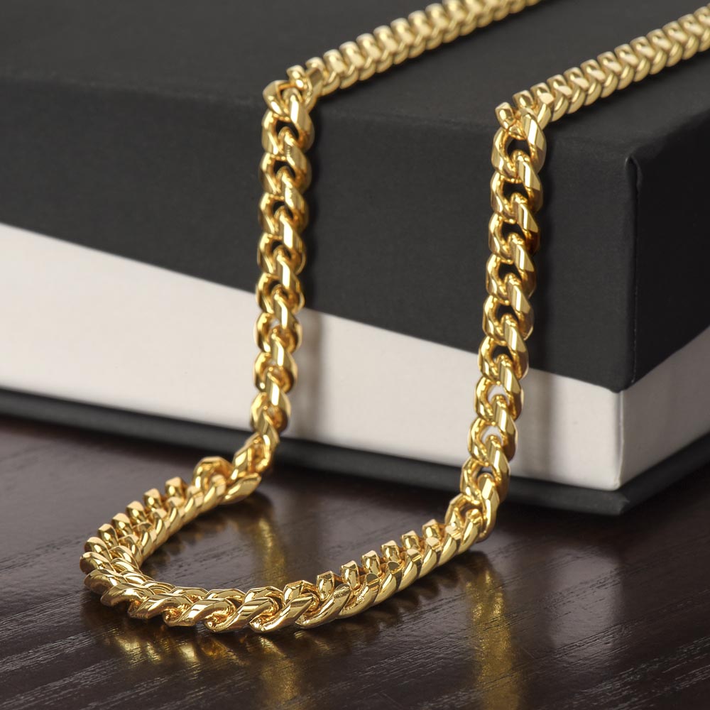 Cuban Link Chain - You are my hero, my love, my dad