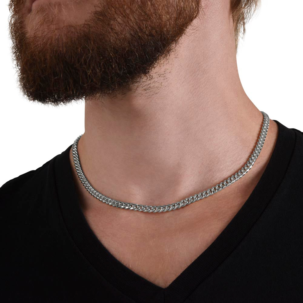 Cuban Link Chain - You are my hero, my love, my dad