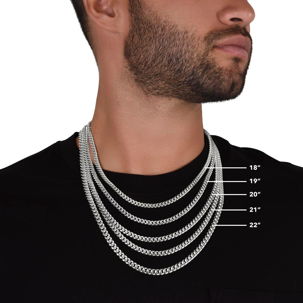 Cuban Link Chain - You are my hero, my love, my dad