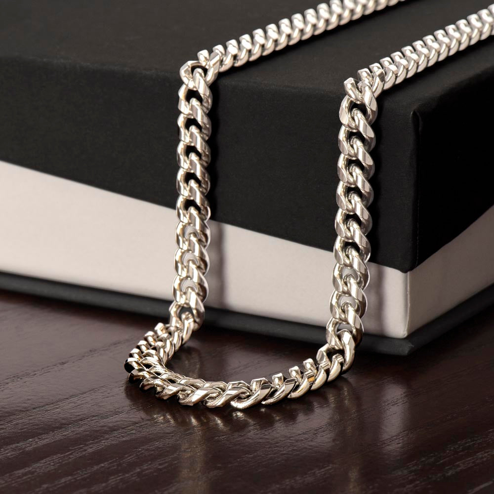 Cuban Link Chain - You are my hero, my love, my dad
